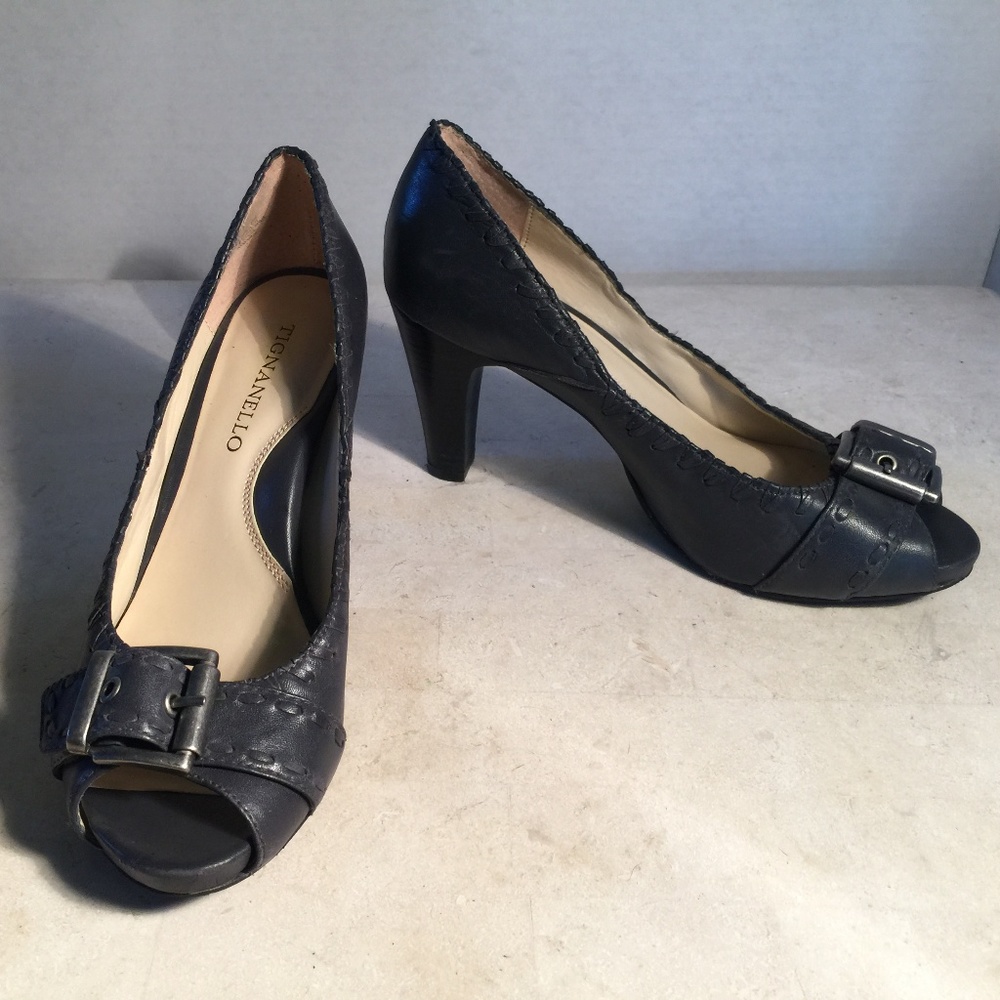 Tignanello Tina Charcoal Grey Heels